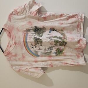 Unicorn and rainbows t shirt.